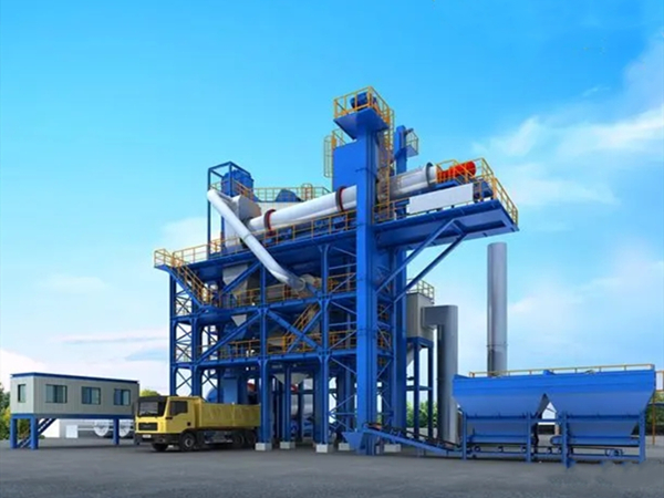  Asphalt flue gas treatment in asphalt mixing plant